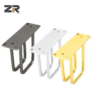 Модерне елегантне златне пиштољ црне гвоздене потпорне металне ноге за столице, трпезарије, дневне собе, додатке за намештај, ормариће, софе