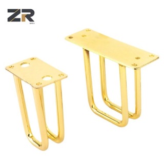 Модерне елегантне златне пиштољ црне гвоздене потпорне металне ноге за столице, трпезарије, дневне собе, додатке за намештај, ормариће, софе