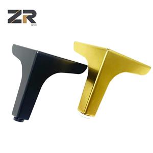 ZERUN 1.5 Thickness Modern Gold Iron Cabinet & Sofa Feet Leg Golden Metal Legs for Dining Table Bed Coffee & Living Room for Hotels Furniture