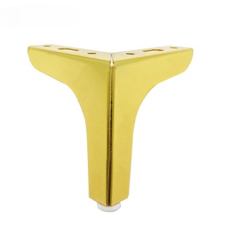 ZERUN 1.5 Thickness Modern Gold Iron Cabinet & Sofa Feet Leg Golden Metal Legs for Dining Table Bed Coffee & Living Room for Hotels Furniture