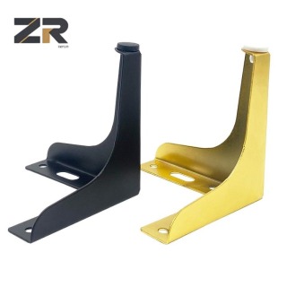 ZERUN 1.5 Thickness Modern Gold Iron Cabinet & Sofa Feet Leg Golden Metal Legs for Dining Table Bed Coffee & Living Room for Hotels Furniture