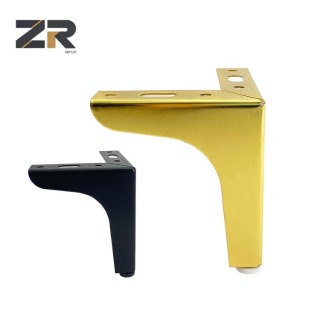 ZERUN 1.5 Thickness Modern Gold Iron Cabinet & Sofa Feet Leg Golden Metal Legs for Dining Table Bed Coffee & Living Room for Hotels Furniture