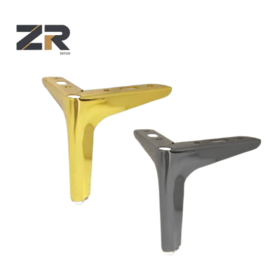ZERUN Hardware Factory: Large Stock of Golden Sofa Legs - Fast Shipping, Premium Quality for Global Buyers