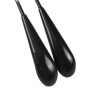 Durable Single-Tier Metal Hanger Storage Rack with Glossy Finish for Clothing Organization Wardrobe Bathroom Kitchen Living Room