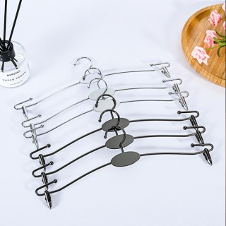 ZERUN Customized Commercial Exhibition Metal Hangers Close Fitting Clothing Durable Lingerie Hangers for Wardrobe Bathroom Use
