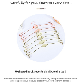 ZERUN Customized Commercial Exhibition Metal Hangers Close Fitting Clothing Durable Lingerie Hangers for Wardrobe Bathroom Use
