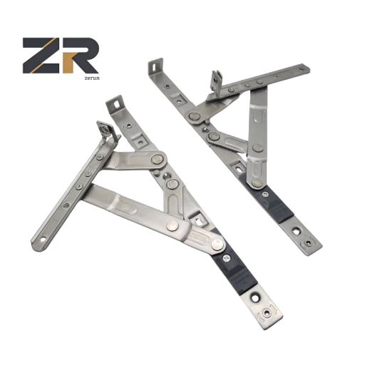 Hochwertiges Viergelenkscharnier aus Edelstahl mit Gleitunterstützung von Zerun Hardware: Verbessern Sie die Leistung Ihres Fensters