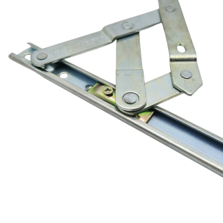 19-дюймовая круглая прорезная опора из нержавеющей стали с четырьмя перекладинами, направленными вверх от ветра: раздвижные окна и двери Поднять