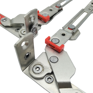 Скрытая петля без винтов европейского стандарта: нержавеющая сталь 304, превосходное качество для алюминиевых дверей и окон Сломанный Мост