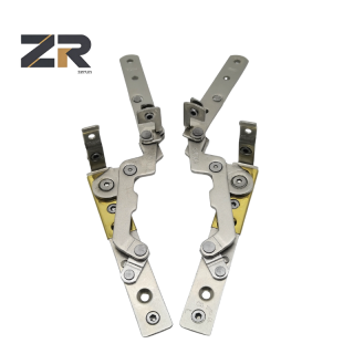 Ze Run versteckte Edelstahlscharniere: Elevate Double Bridge Aluminium Mesh Flügelfenster