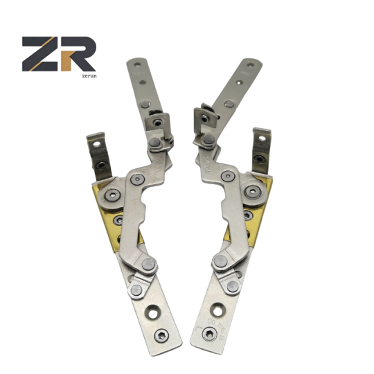 Ze Run Hidden Stainless Steel Hinges: Elevate Double Bridge Aluminum Mesh Casement Windows