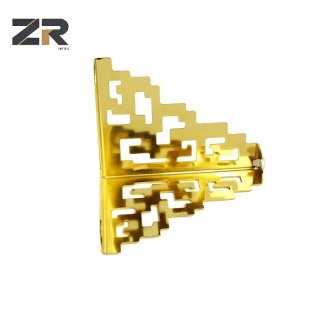 Золотисто-черные хромированные металлические мебельные аксессуары металлические ножки для диванов металлические ножки для диванов