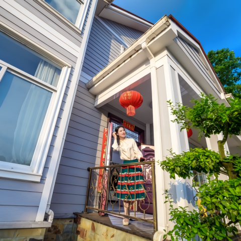 Light steel villa Tiny steel homes