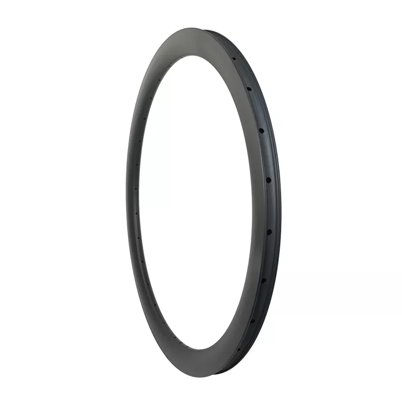Road Bike Rim, 40mm Height, 26mm External Width, Carbon Fiber Rim, Suitable for Tubular Tires