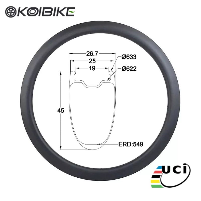 carbon fiber bike bicycle road bicycle carbon fiber 45mm 700C