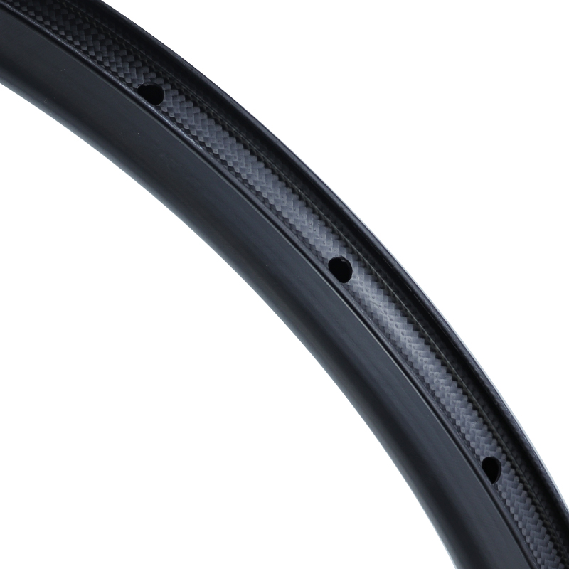 Carbon fiber road bike rim Carbon fiber tubeless rim Road bike rim 40x28mm