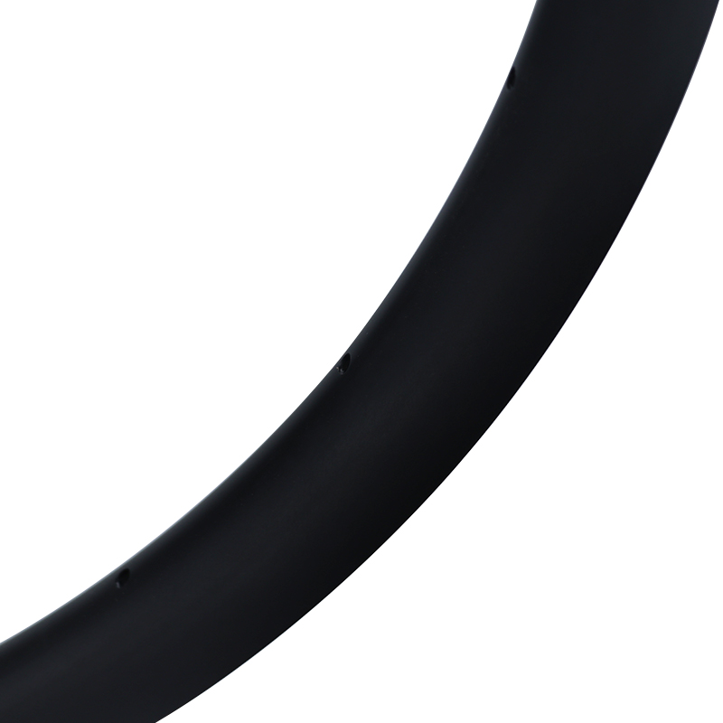 Carbon Fiber Road Bike Rims 30x30mm traight & hooked edges, tubeless & tubular compatible