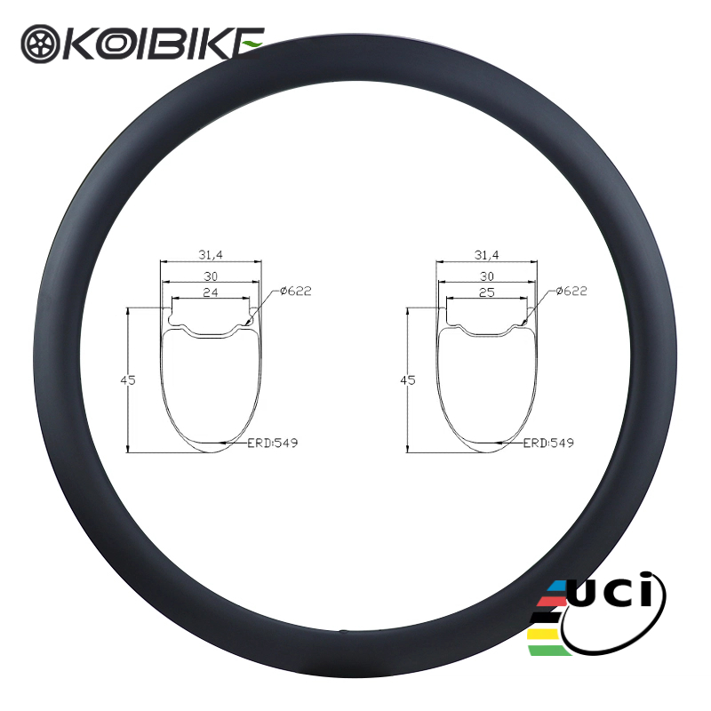 Neck Less Rim Supply Tubeless ultral weight rim carbon hookless& hook cycle rim disc ...