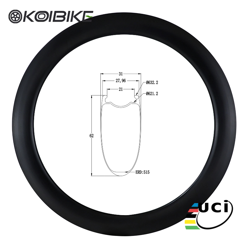 Supply cycling rims 60mm depth 28 width tubelss disc brake carbon road ...