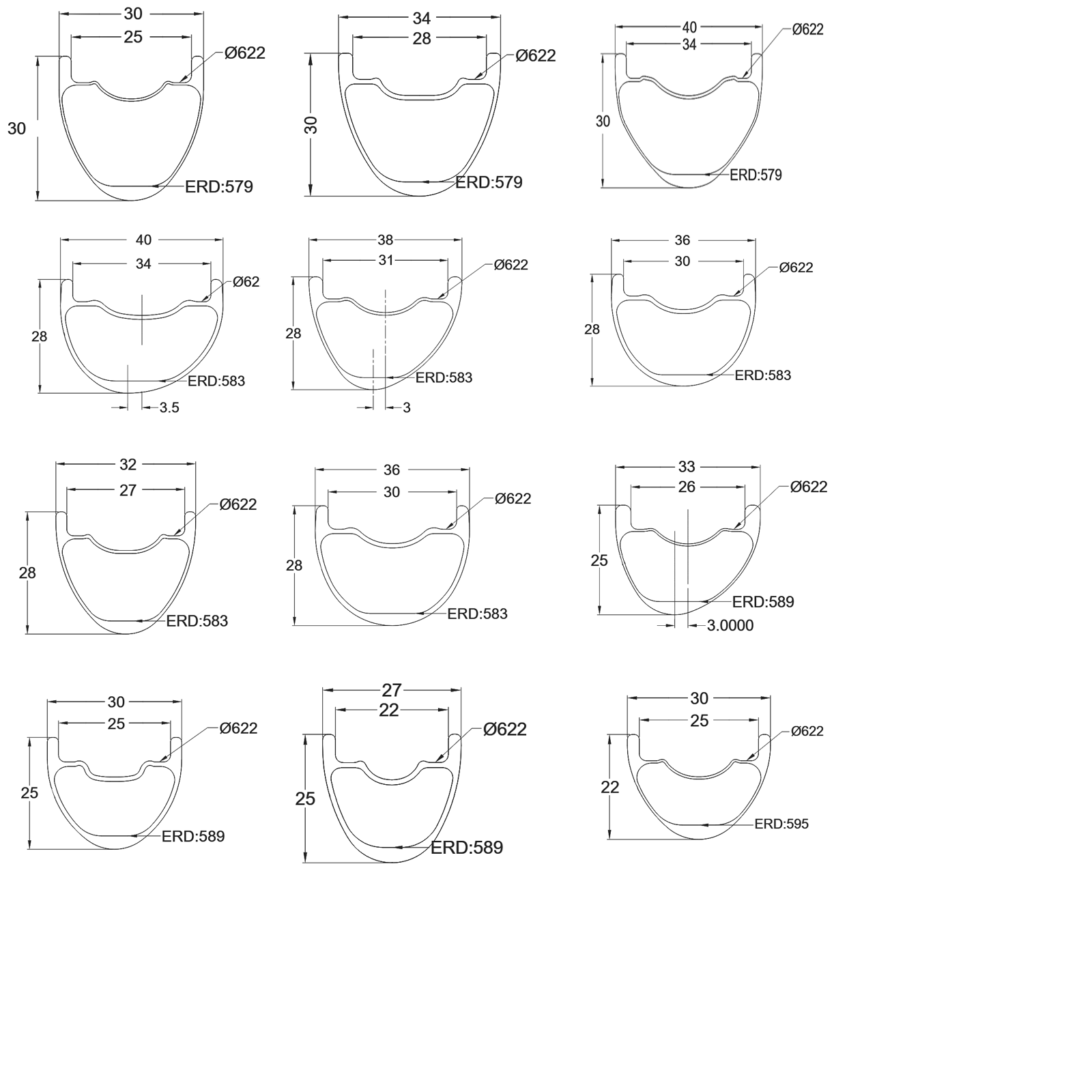 Offset Spoke Hole Rim