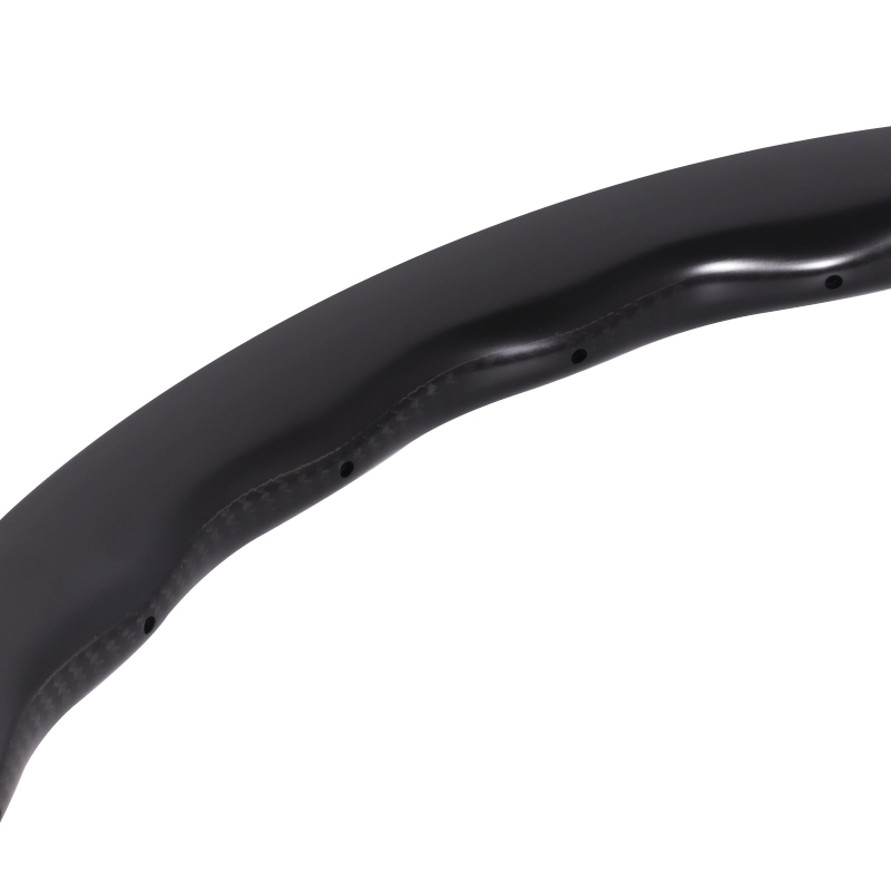 Carbon fiber bicycle wavy rim Wavy rim Hookless＆Hooked 35x28mm