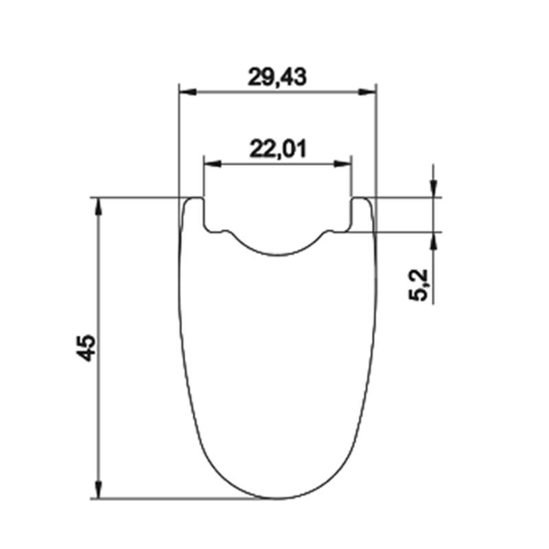 Road Bike Wave Rim