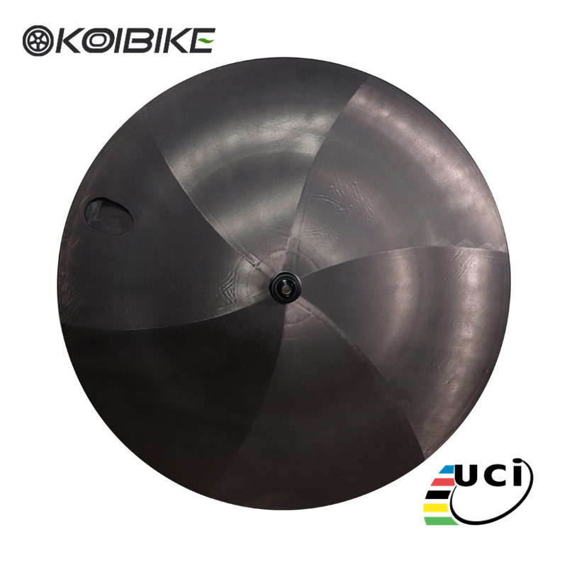 carbon triathlon full disc tt wheel for road bike