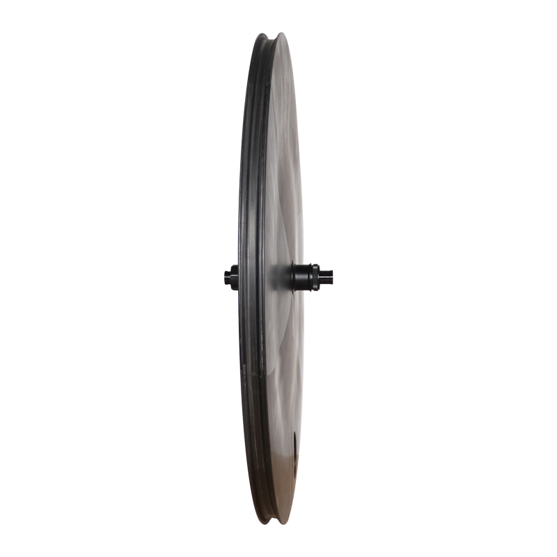 carbon triathlon full disc tt wheel for road bike