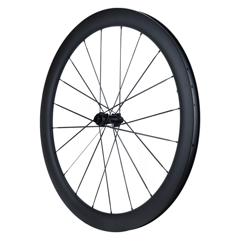 50mm lightweight carbon spoke road bike wheels