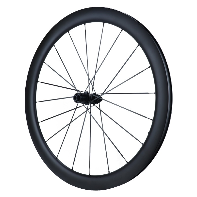 50mm lightweight carbon spoke road bike wheels