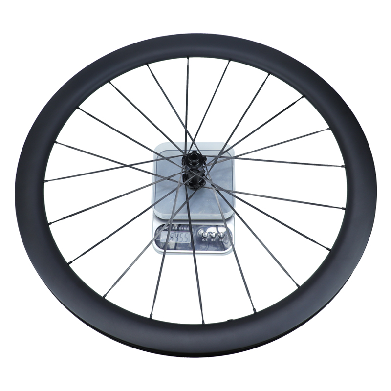 50mm lightweight carbon spoke road bike wheels