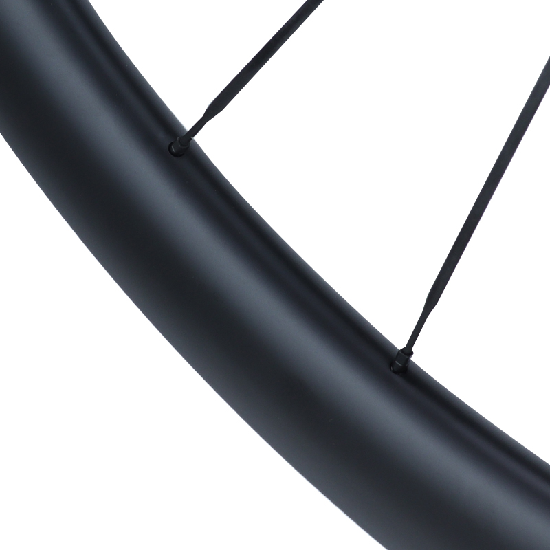 50mm lightweight carbon spoke road bike wheels