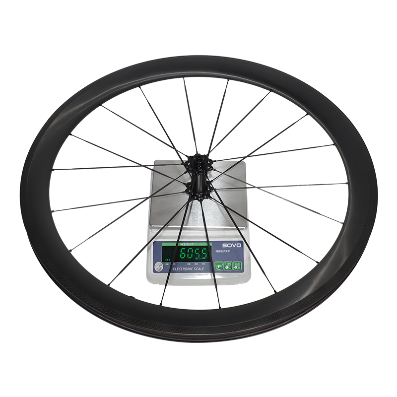Carbon Fiber Rim Brake Wheels 50mm Depth / 28mm Width Road Cycling Compatible