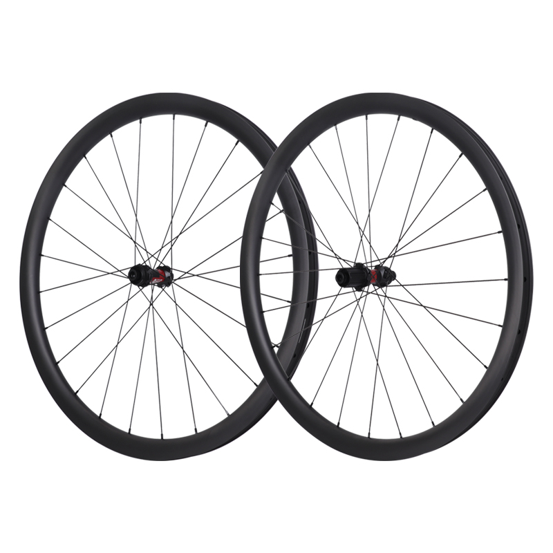 Carbon Fiber Bike Wheelset Tubeless Carbon Rims Carbon Bike Wheels 35x30mm