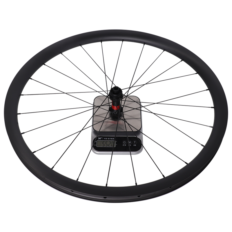 Carbon Fiber Bike Wheelset Tubeless Carbon Rims Carbon Bike Wheels 35x30mm
