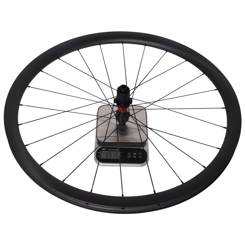 Carbon Fiber Bike Wheelset Tubeless Carbon Rims Carbon Bike Wheels 35x30mm
