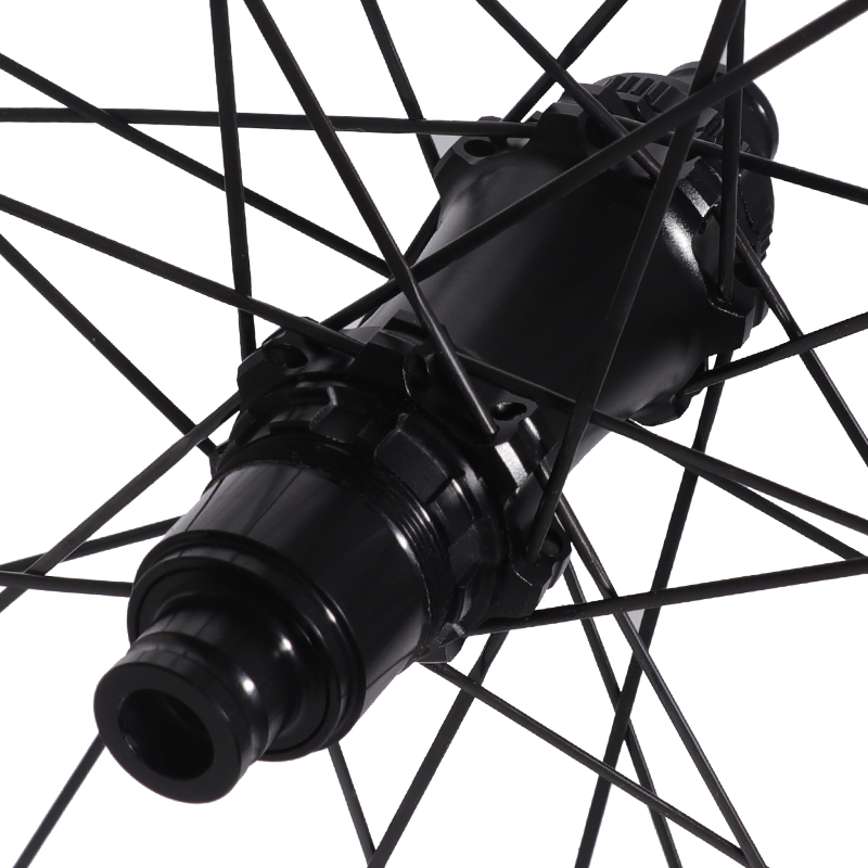 Carbon fiber mountain bike wheelset