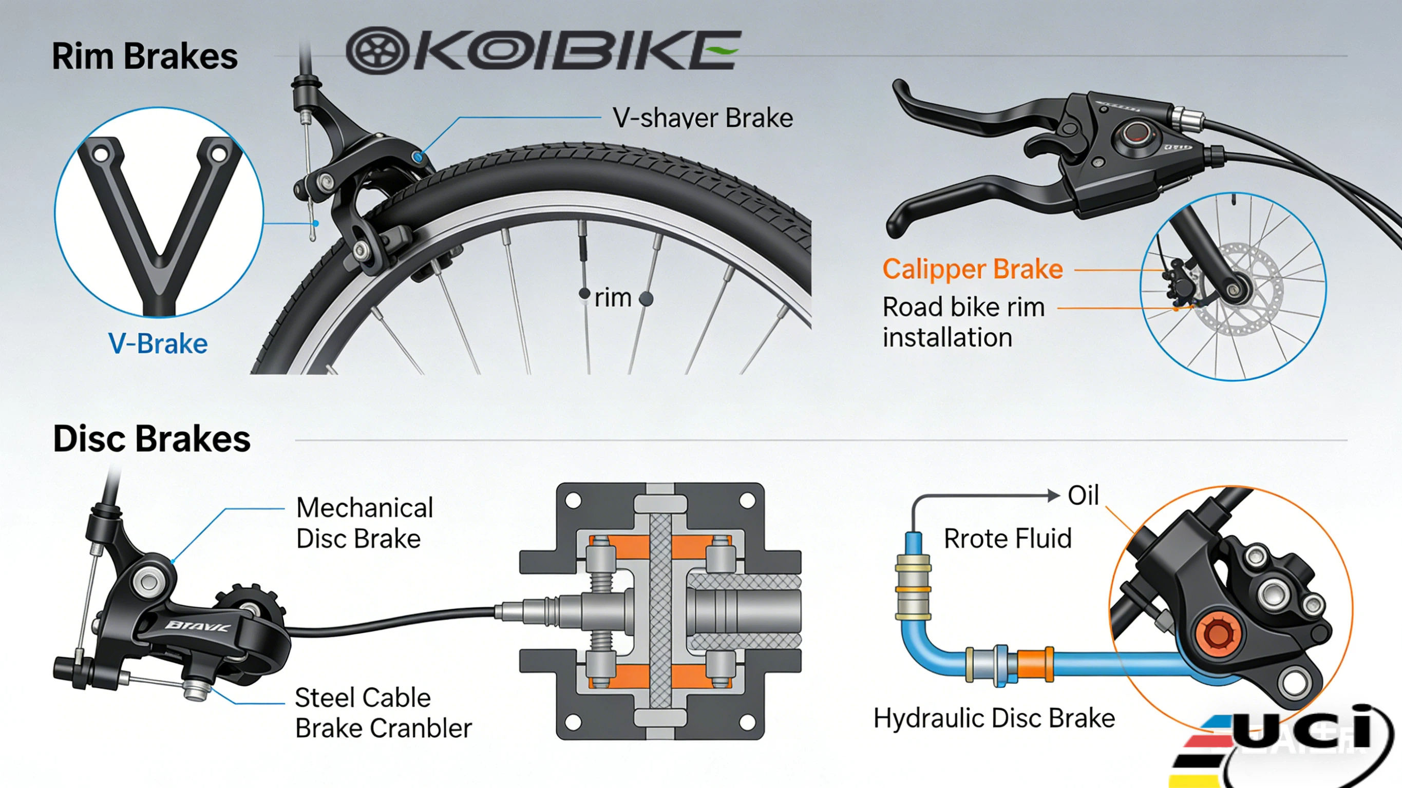 NO. 2 Bicycle Braking System Science: The Performance Showdown Between Rim Brakes and Disc Brakes