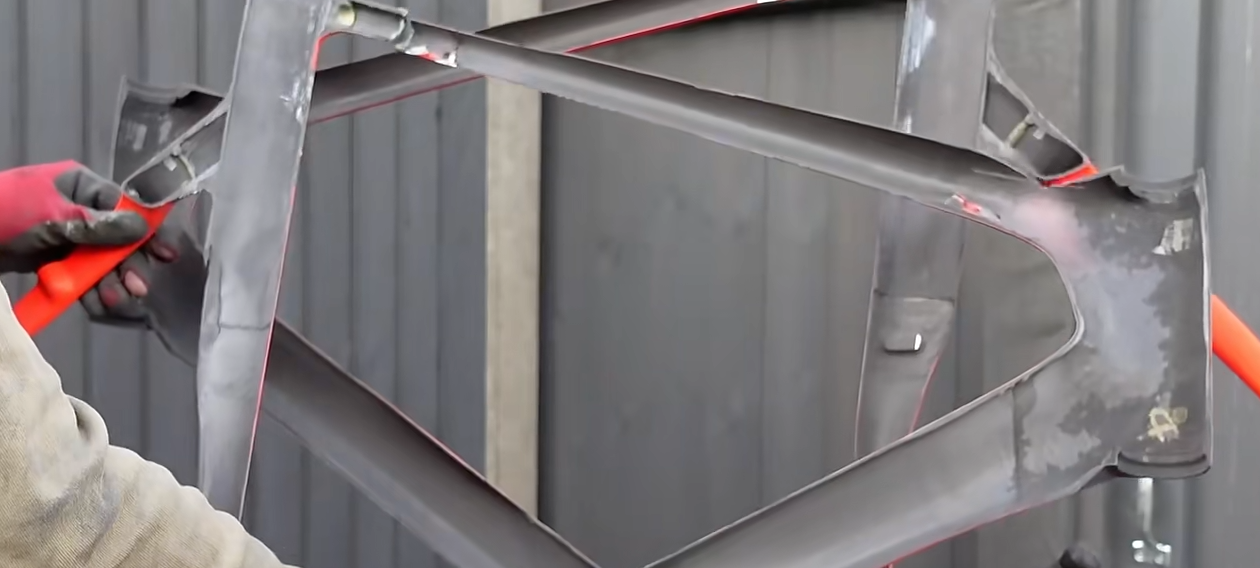 carbon fiber transform into a bicycle frame