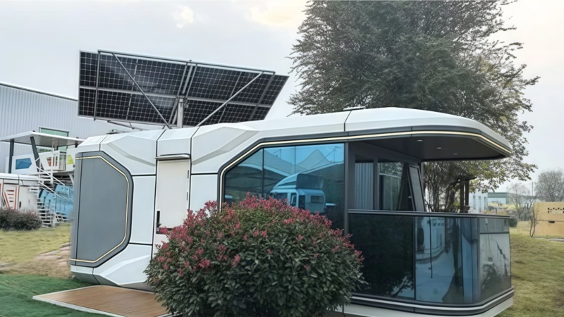 Low Carbon Solar Powered Spacecraft Housing