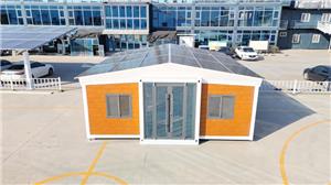 Solar Powered Rooftop Container For Expandable Residences