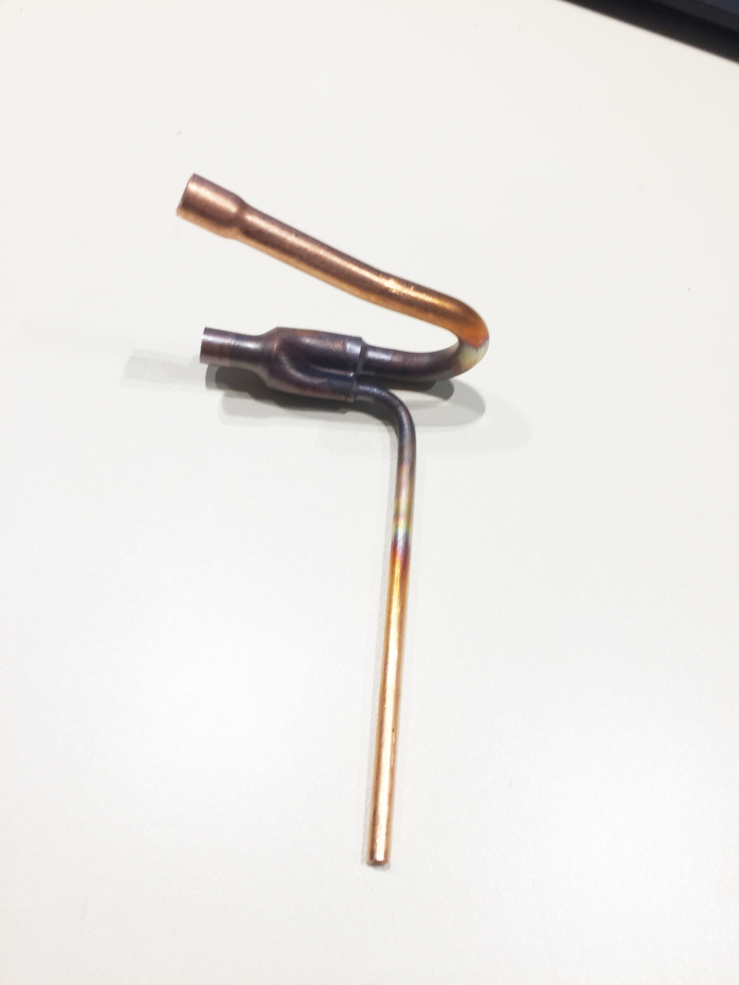 Copper Pipe Fitting Tee Connect Tube