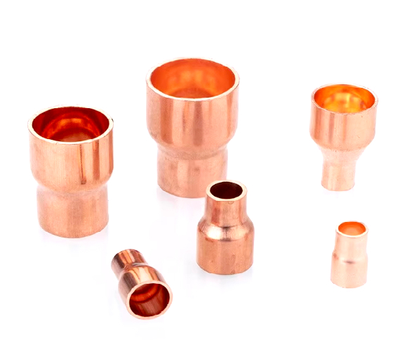 Copper pipe connector, elbow pipe, straight through joint, large and small connectors