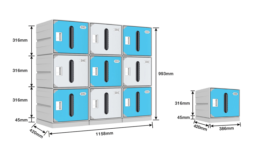 Casilleros para estudiantes DL-385E-42