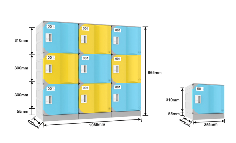 Almacenamiento de casilleros para aulas JX-355E