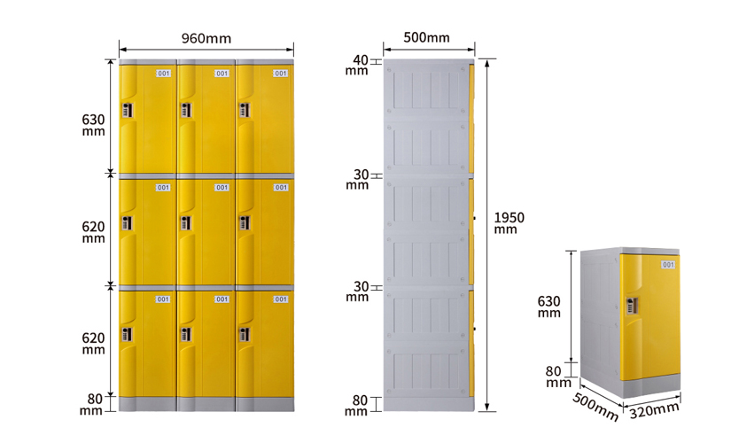 Staff Lockers For Office T-320M-50
