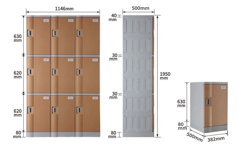 Taquilla de oficina T-382M