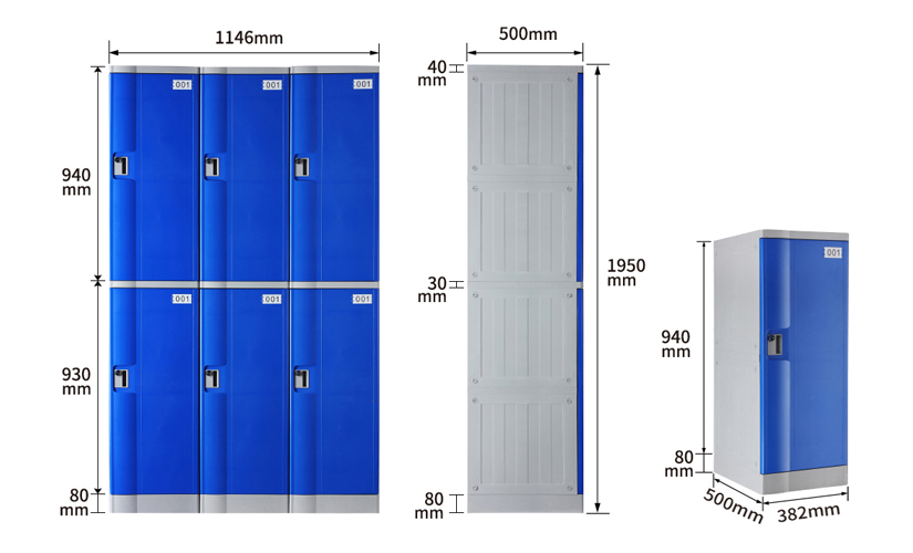 Sports Lockers T-382L