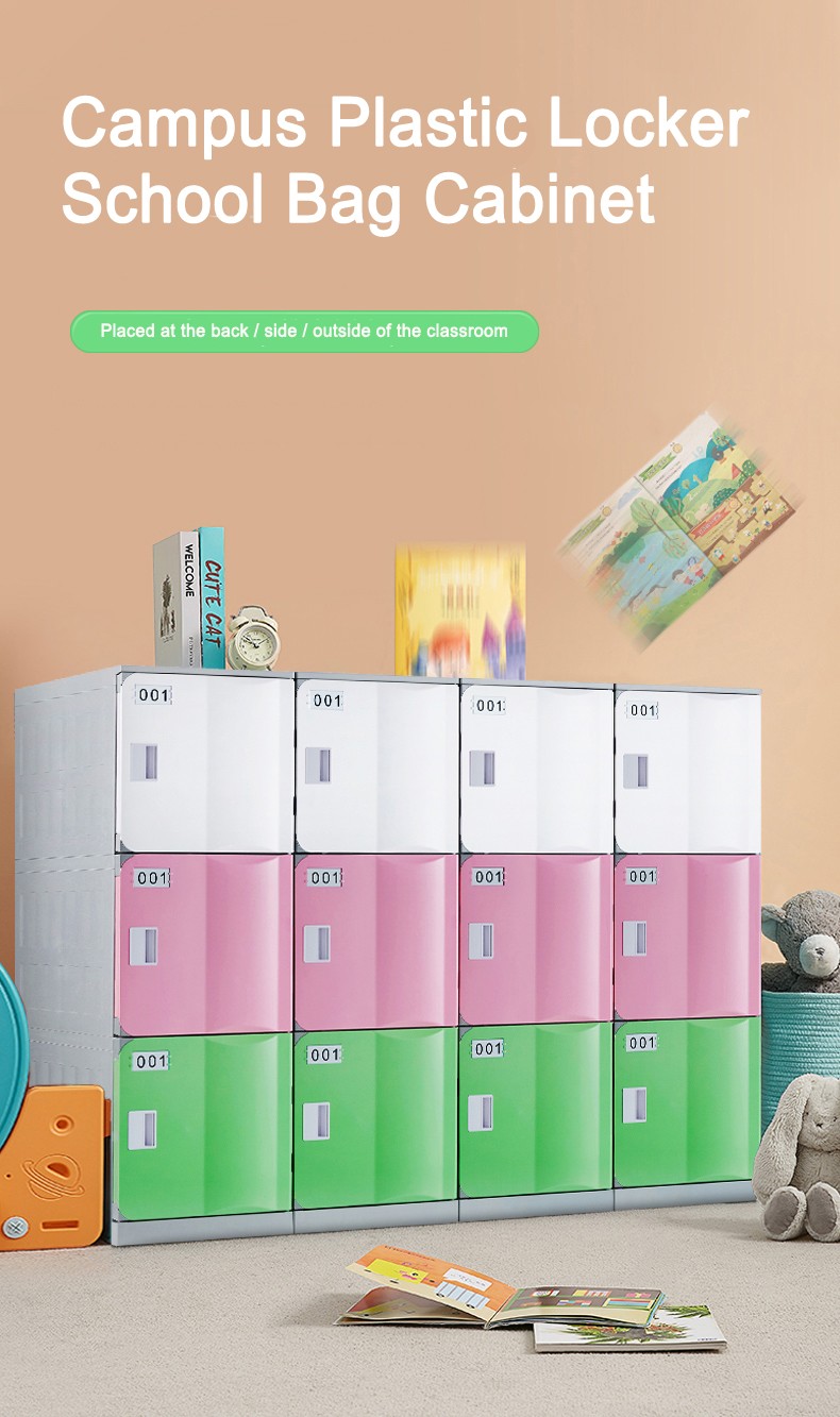 Student backpack cabinet