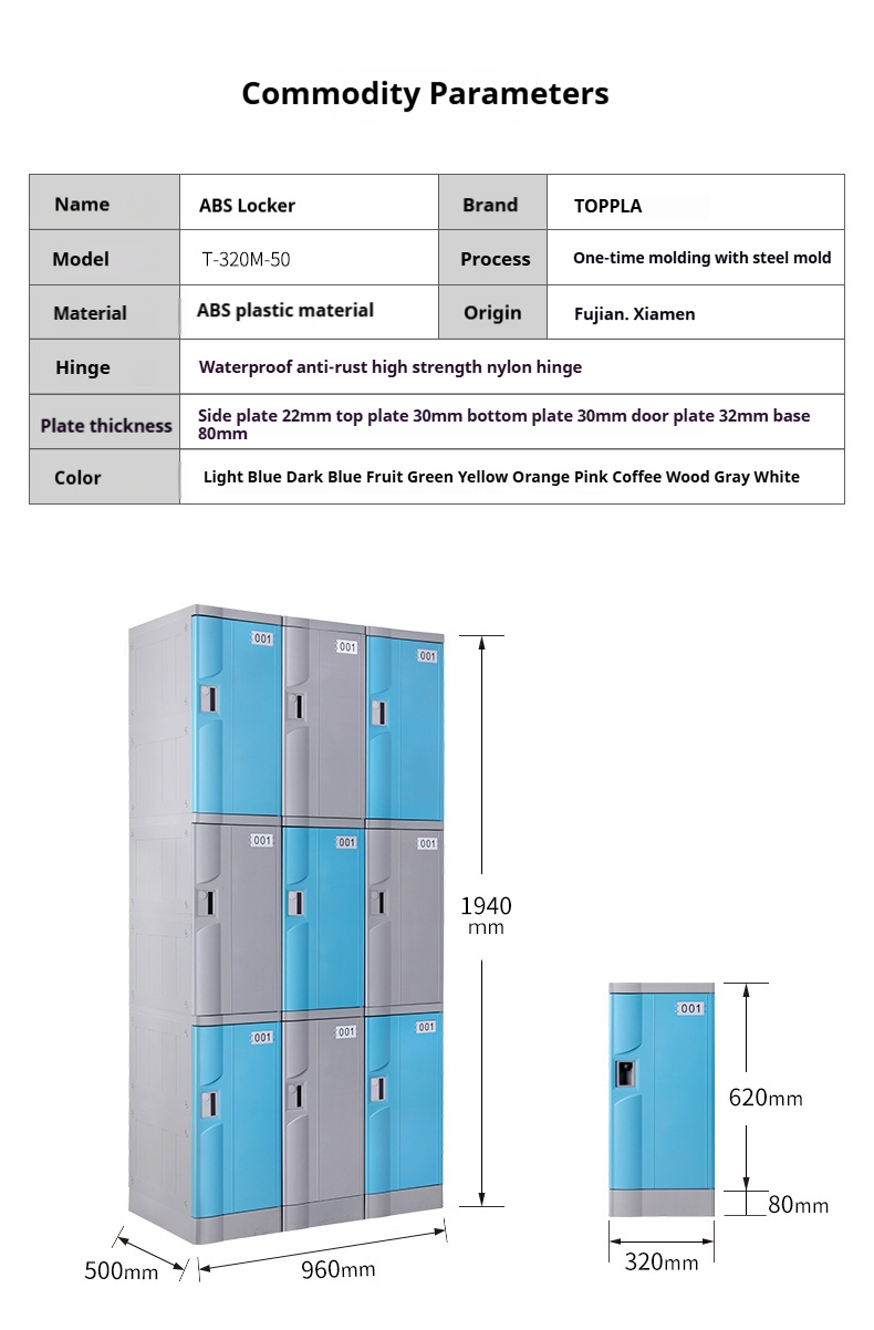Staff lockers for office